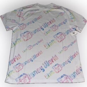 Women’s Disney Walt Disney World Pastel Print Tie Dye Tee - Large